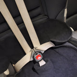 Waterproof black child seat towel insert.