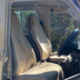 Waterproof Car Seat Towel – Beige | Towel Society