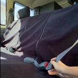 Waterproof Back Seat Towel – Black | Towel Society