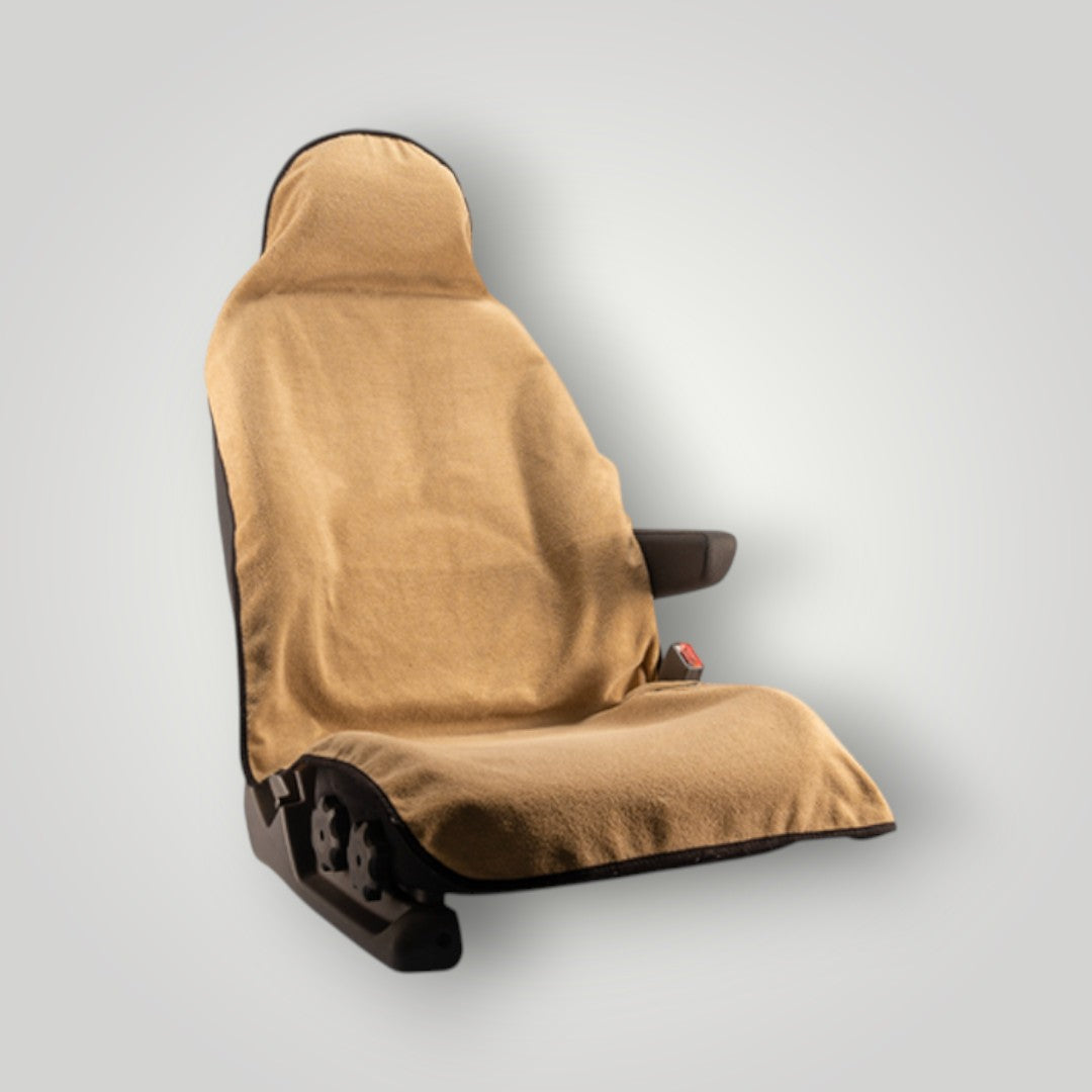 Waterproof Car Seat Towel – Beige | Towel Society