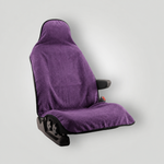 Purple towel front view
