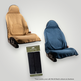 2-Pack Waterproof Car Seat Towels – Choose Your Colours | Towel Society