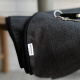 Logo on towel for car seat cover